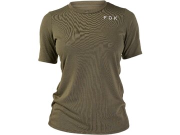 Cyklistický dres Fox Racing W Ranger Dr Ss Jersey Alyn Olive Green