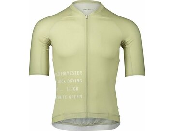 Cyklistický dres POC M's Pristine Print Jersey Prehnite Green