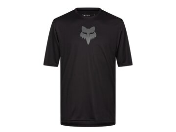 Cyklistický dres Fox Racing Ranger Ss Jersey Fox Head Black