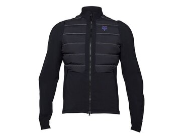 Cyklistická bunda Fox Racing Flexair Fire Hybrid Lunar Black