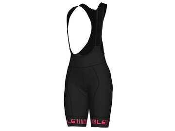 Cyklistické kraťasy ALÉ Graphics PRR Strada Black/Fluo Pink