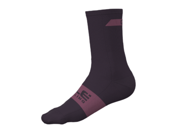 Cyklistické ponožky ALÉ Accessori Follow Me Aubergine