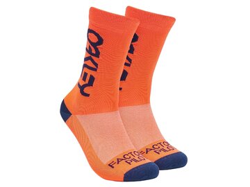 Cyklistické ponožky Oakley Factory Pilot MTB Socks Neon Orange