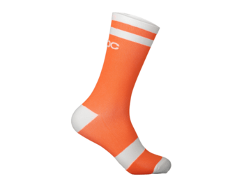 Ponožky POC Lure MTB Zink Orange/Hydrogen White