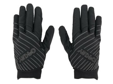 Cyklistické rukavice Oakley Drop In MTB Glove 2.0 Blackout/Uniform Grey
