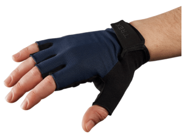 Cyklistické rukavice Trek Solstice Gel Unisex Cycling Glove Hlbokomorská modrá