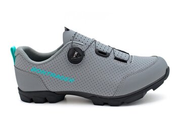 Cyklistické horské tretry Bontrager Evoke Quicksilver/Miami Green