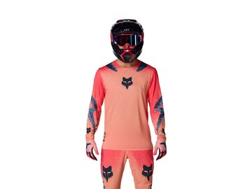 Cyklistický dres Fox Racing Flexair Ls Vision Limited Edition Peach