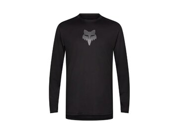 Cyklistický dres Fox Racing Ranger Ls Jersey Fox Head Black
