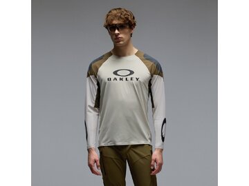 Cyklistický dres Oakley Seeker Edge LS Jersey Mist/Army Green