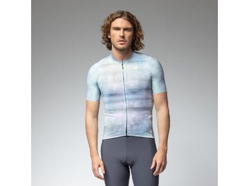 Cyklistický dres ALÉ Off Road Gravel Traccia White