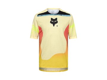 Cyklistický dres Fox Racing Flexair Elevated Ss Jersey Lemonade