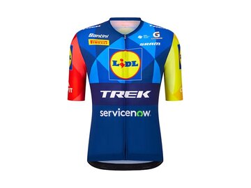 Replika pretekárskeho cyklistického dresu Santini tímu Lidl-Trek