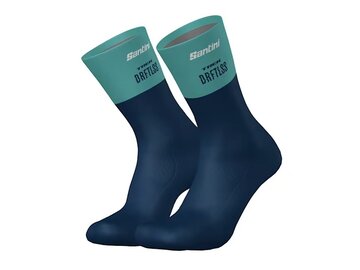 Cyklistické ponožky Santini Replika Trek Driftless Tmavomodrá
