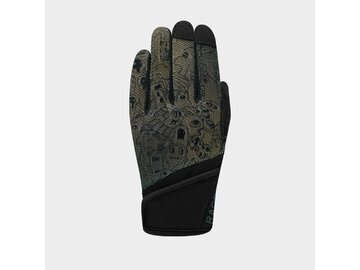 Cyklistické rukavice Racer Trubo Kid 2 Black/Green