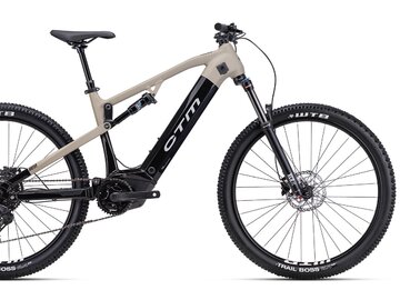 Elektrobicykel CTM Areon Matná Béžová / Lesklá Čierna 2024