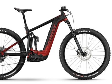 Elektrobicykel Ghost E-Riot AM AL 160/160 Essential Black/Red 2024