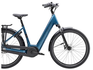Elektrobicykel Trek District+ 3 Lowstep Dark Aquatic 400Wh 2026