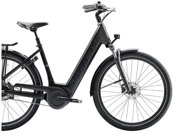 Elektrobicykel Trek District+ 4 Coaster Lowstep Trek Black Satin 400Wh 2026