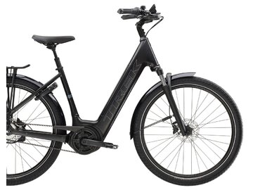 Elektrobicykel Trek District+ 4 Lowstep Trek Black Satin 545WH 2026