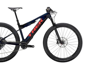 Elektrobicykel Trek E-Caliber 9.8 GX Blue Smoke/Radioactive Coral 2023