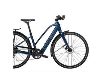 Elektrobicykel Trek FX+ 2 Stagger Satin Mulsanne Blue 2023