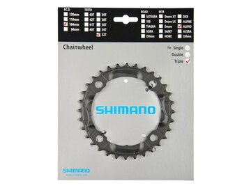 Prevodník 32z. Shimano M430 Alivio 9-k. Čierny 104 mm