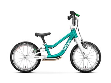 Detské odrážadlo Woom 1 GO Plus Metallic Turquoise