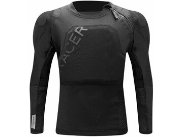 Cyklistický dres s integrovaným chráničom Racer Motion JKT Black