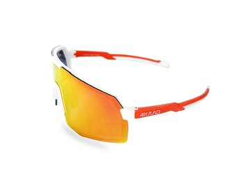 Cyklistické okuliare 4KAAD Beat Race Red White/Red Mirror