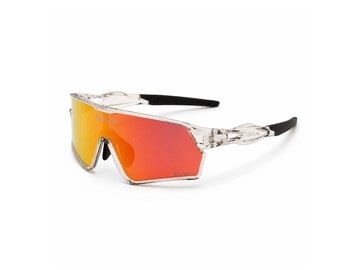 Cyklistické okuliare 4KAAD Skyran JR Clear Black/Red Multi Layer Mirror