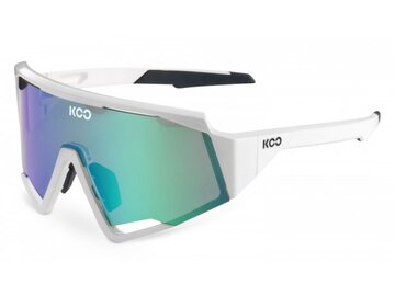 Cyklistické okuliare KOO Spectro White/Green Mirror
