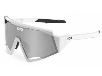 Cyklistické okuliare KOO Spectro White/Super Silver Mirror