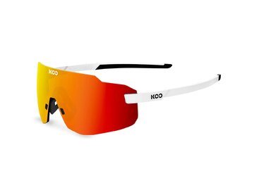 Cyklistické okuliare KOO Supernova White/Red Mirror