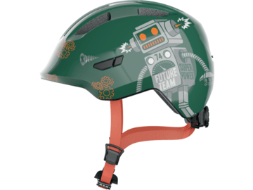 Cyklistická prilba Abus Smiley 3.0 Green Robo