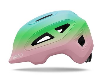 Cyklistická prilba Giro Scamp II Mat Light Pink/Green Fade