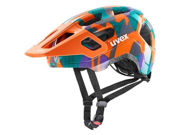 Prilba Uvex React Jr. Papaya Camo