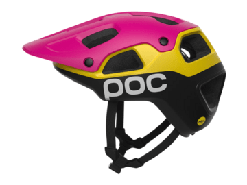 Cyklistická prilba POC Cularis Pure Rhos Red Matt/Citrine Yellow Matt