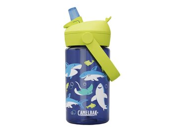 Detská fľaša Camelbak Thrive Flip Straw Kids 0,4 l Shark and Rays