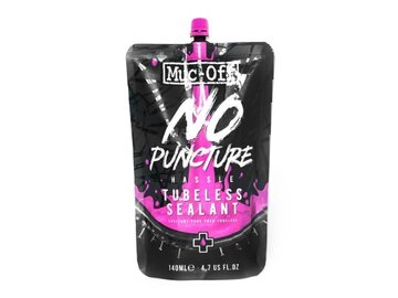 Tmel na bezdušové pneumaticky Muc-Off No Puncture Hassle Tubeless Sealant 140ml pouch