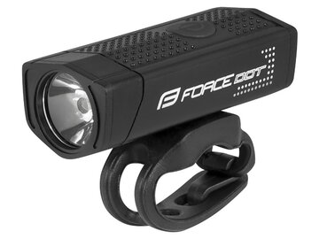 Predné svetlo Force DOT 300LM USB Čierna