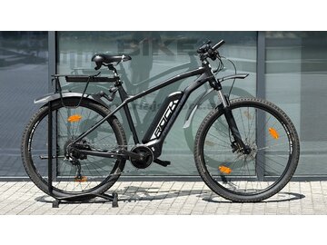 Testovaný elektrobicykel Rock Machine