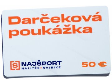 Eshop darčekový poukaz na 50 €