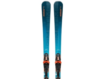 Lyže Elan Primetime 44 FX + EMX 12.0 Blue/Orange 23/24
