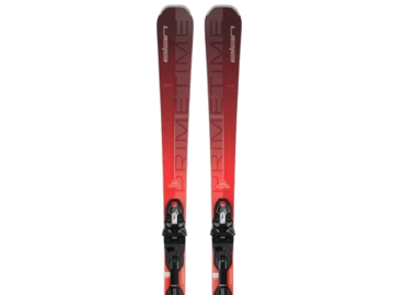 Lyže Elan Primetime 55+ FX + EMX 12.0 Red 23/24