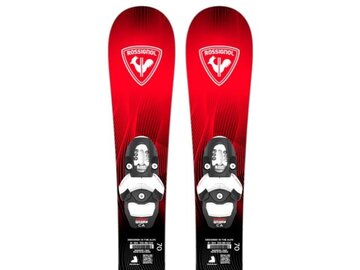 Lyže Rossignol Hero Kid Pre-Drilled + Team 4 GW B76 Black 26/27