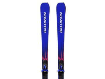 Lyže Salomon E Equipe GS 10 + MI12 GW Race Blue/Equipe Red 26/27