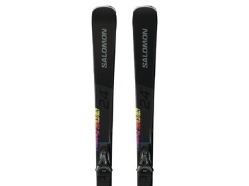 Lyže Salomon E S/MAX 24H + MI12 GW F80 Black/White 26/27