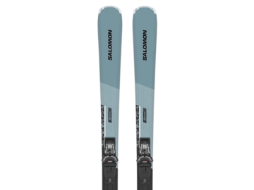 Lyže Salomon E S/MAX 8 XT + M11 GW L80 Adriatic Blue/Black 26/27