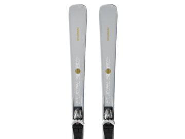 Lyže Salomon E S/MAX N°10 + M10 GW L80 Silver Met./Glitter 26/27